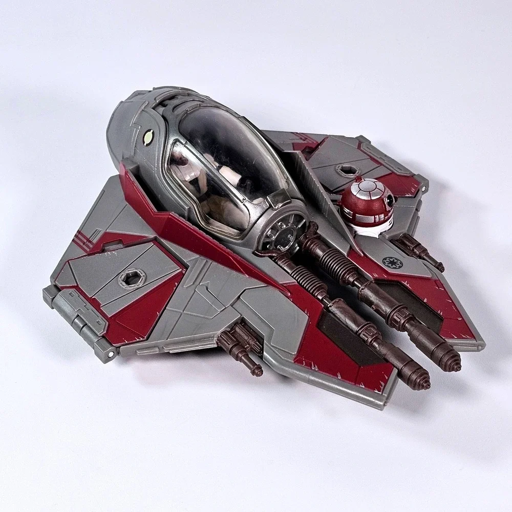 Star Wars Mission Fleet Obi-Wan Kenobi Jedi Starfighter Action Figure & Vehicle